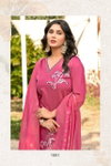 AR 1001 To 1004 Barlin V Nack Embroidery Bulk Size Combo Kurti Set Orders In India
